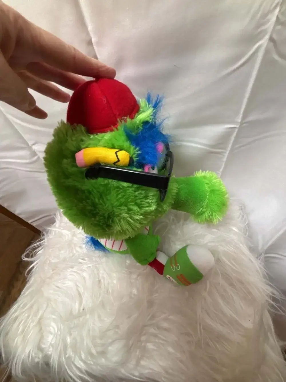 Philadelphia Phillies Phillie Phanatic Study Buddies Nerd Plush Toy